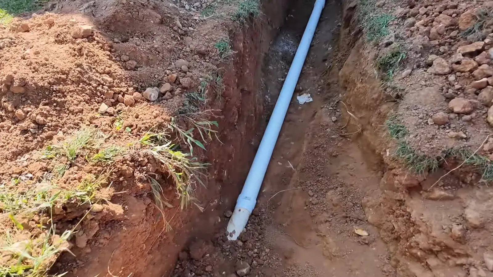 Cast Iron Septic Line Replacement Corroded Pipe Section Cast iron septic line replacement with focus on corroded pipe section