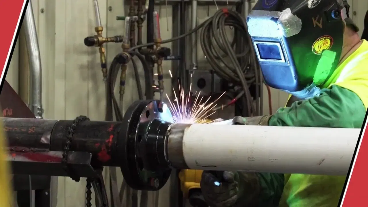 Commercial plumbing service with focus on water line routing