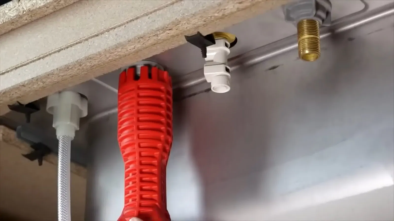Frozen Pipe Repair Pipe Access Plumbing service view of pipe access in frozen pipe repair