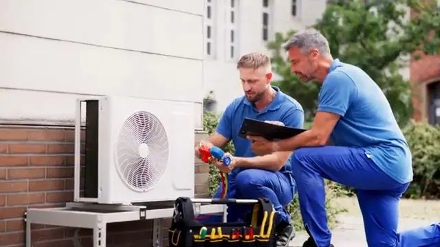 Trenchless Sewer Line Repair Access Point Access point during trenchless sewer line repair