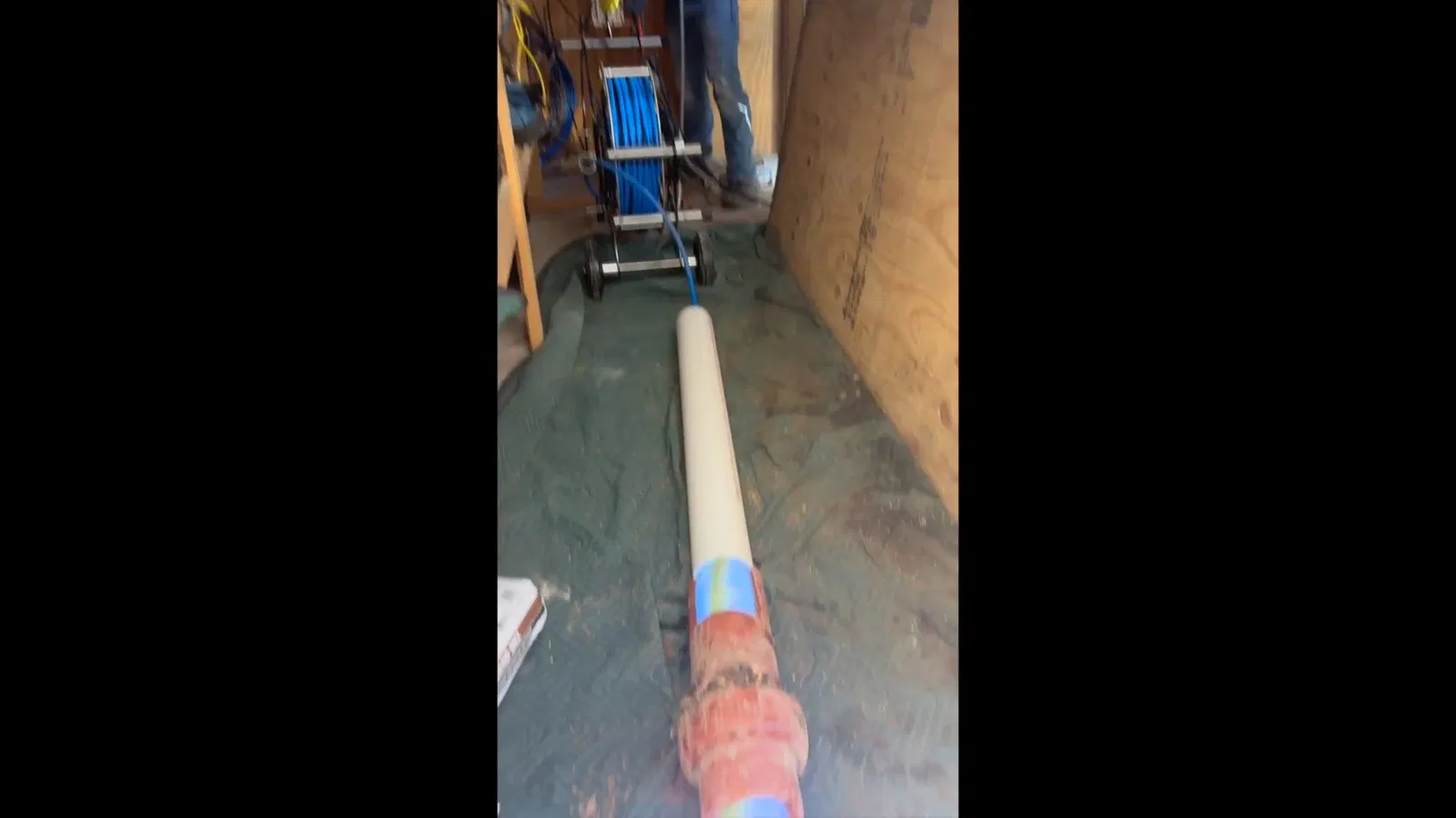 Uv Cipp Sewer Lining Liner Material Close view of liner material for uv cipp sewer lining