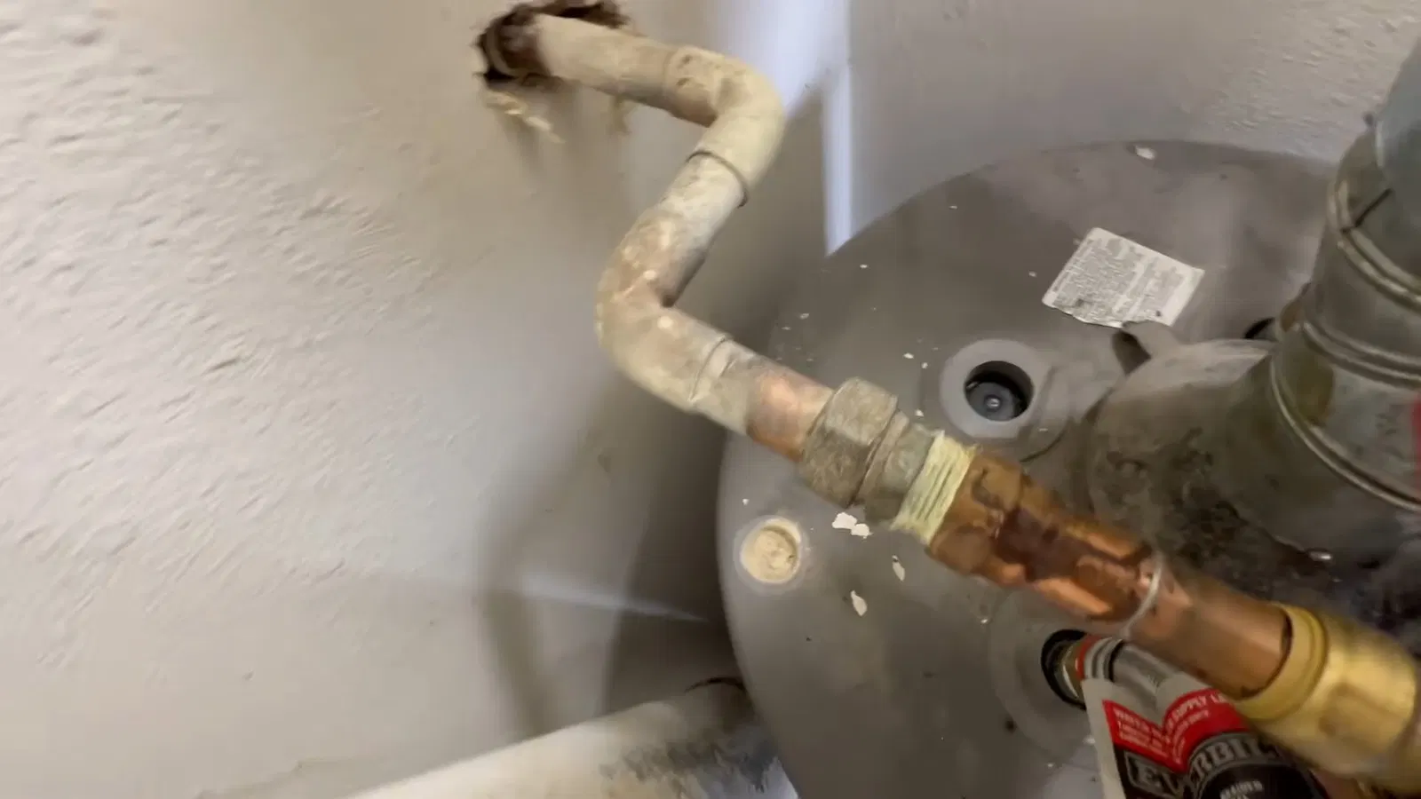 Water Heater Anode Rod Water Supply Connection Water supply connection during water heater anode rod
