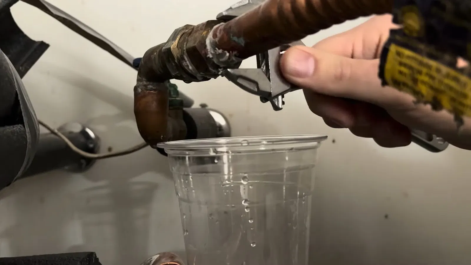 Water Heater Inlet Connection Repair Gas Control Area Water heater inlet connection repair with focus on gas control area