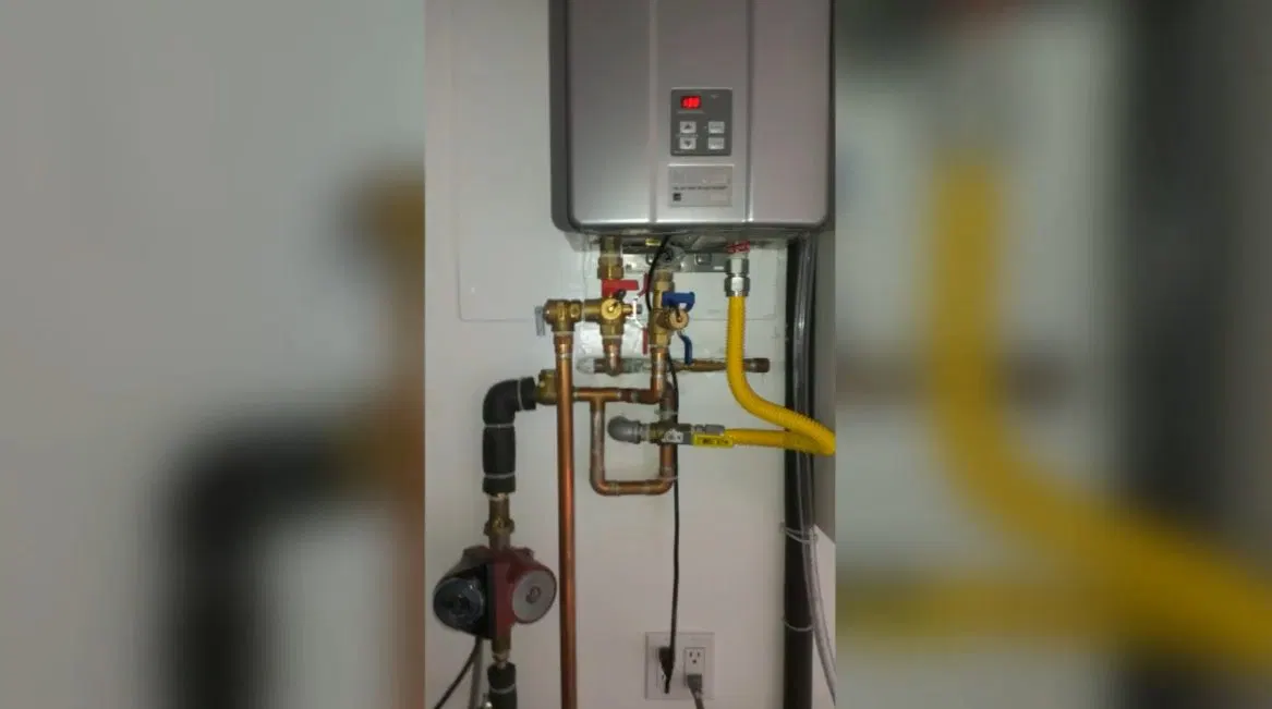 Water Heater Repair Gas Control Area Water heater repair showing gas control area