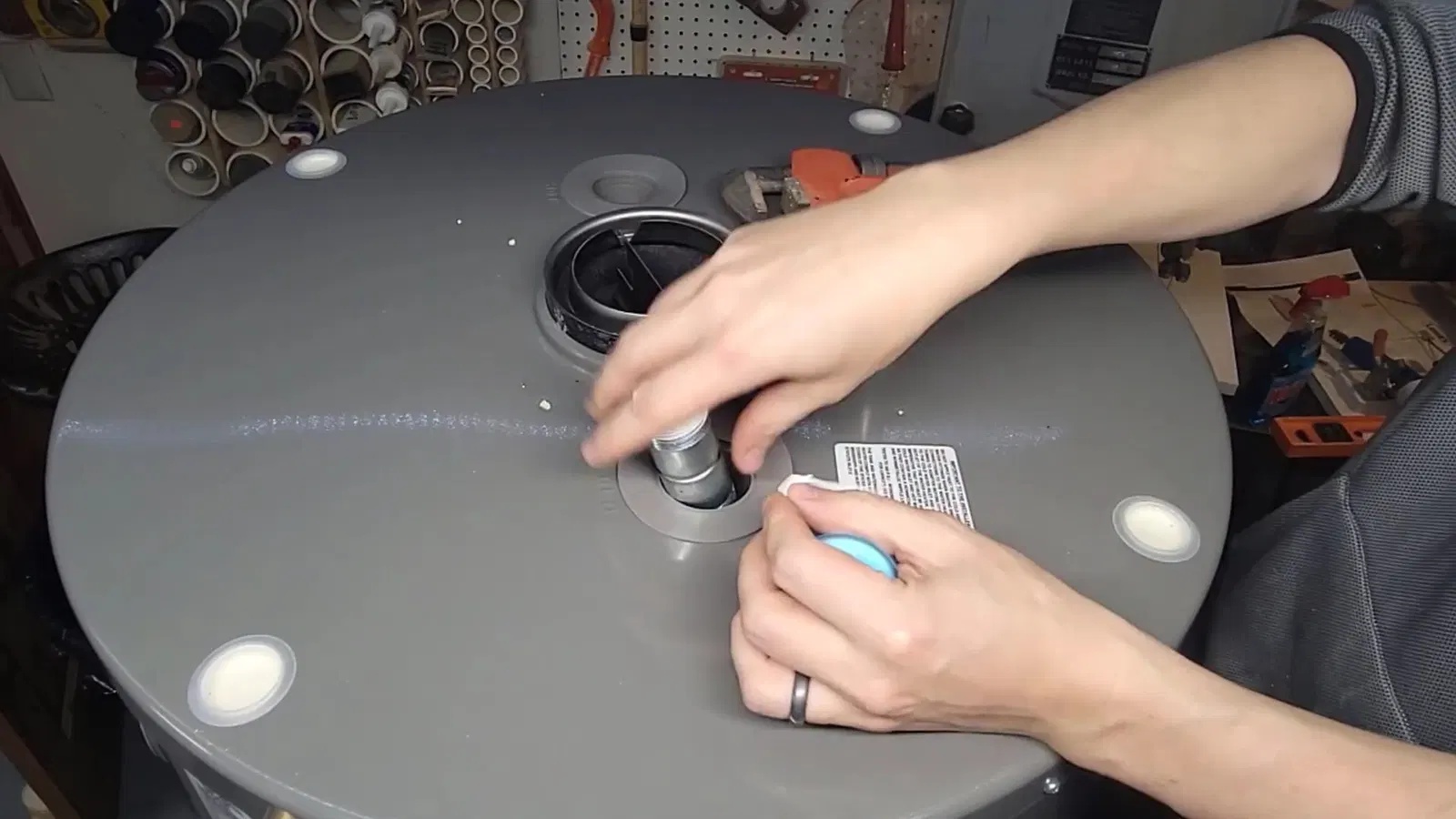 Water Heater Replacement Unit Overview Plumbing service view of unit overview in water heater replacement