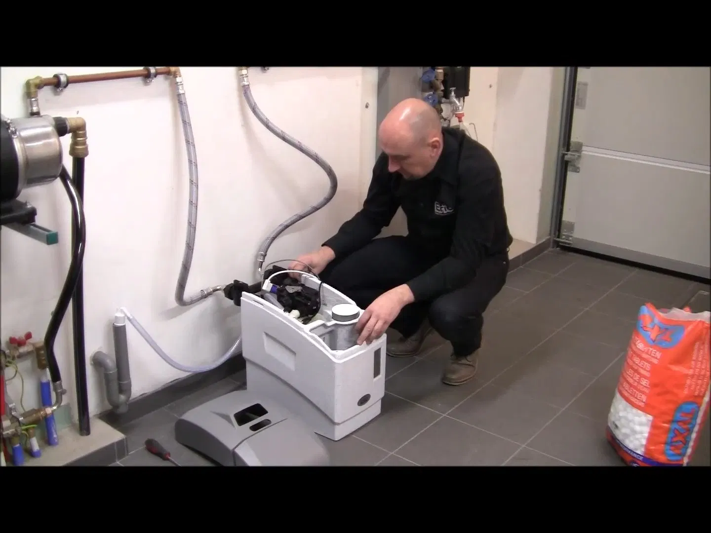 Water Softener Control Programming Equipment Overview Plumbing service view of equipment overview in water softener control programming