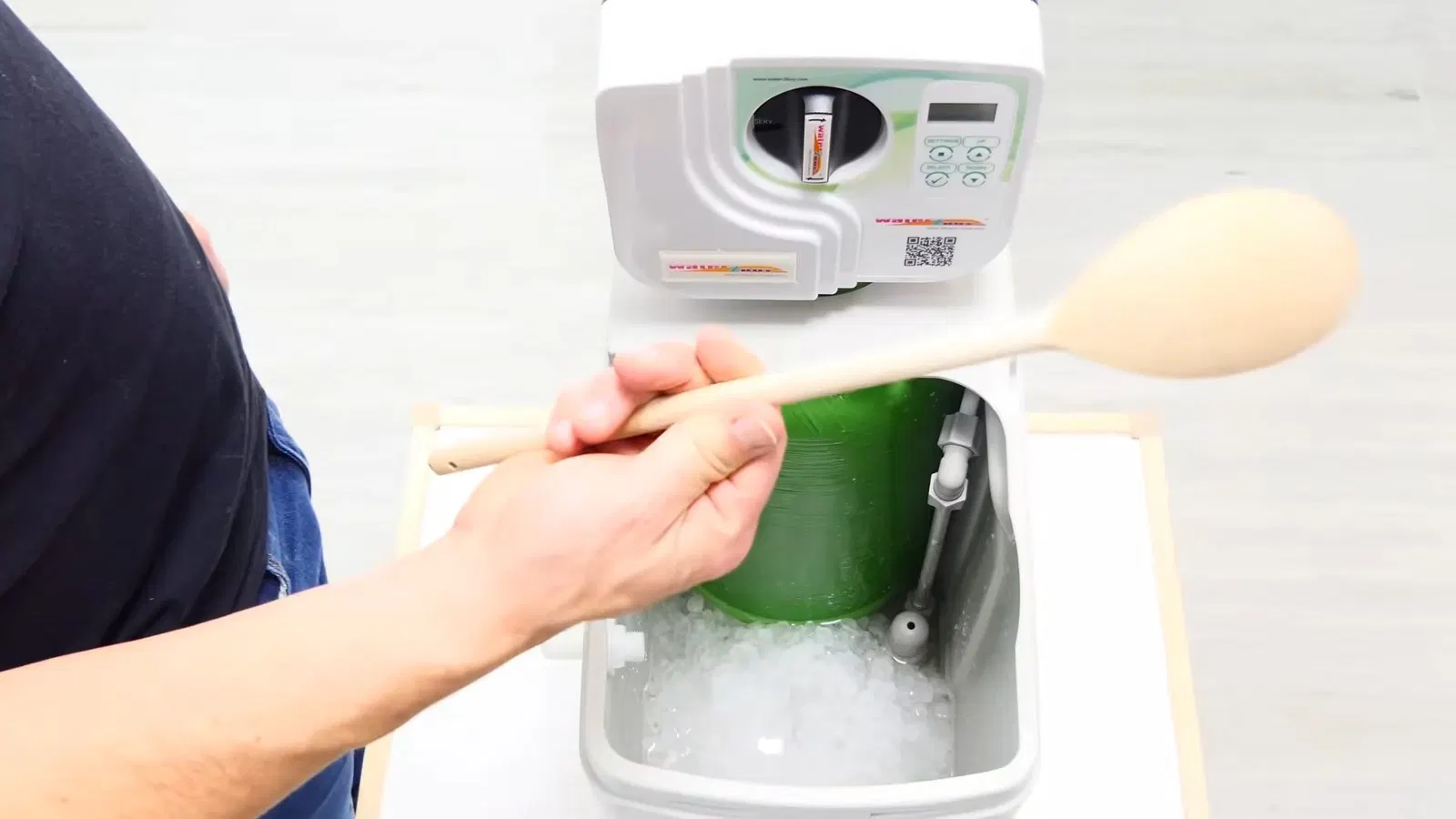 Water Softener Maintenance Control Head Control head during water softener maintenance
